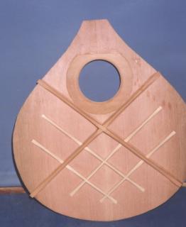 Hybrid X/lattice bracing